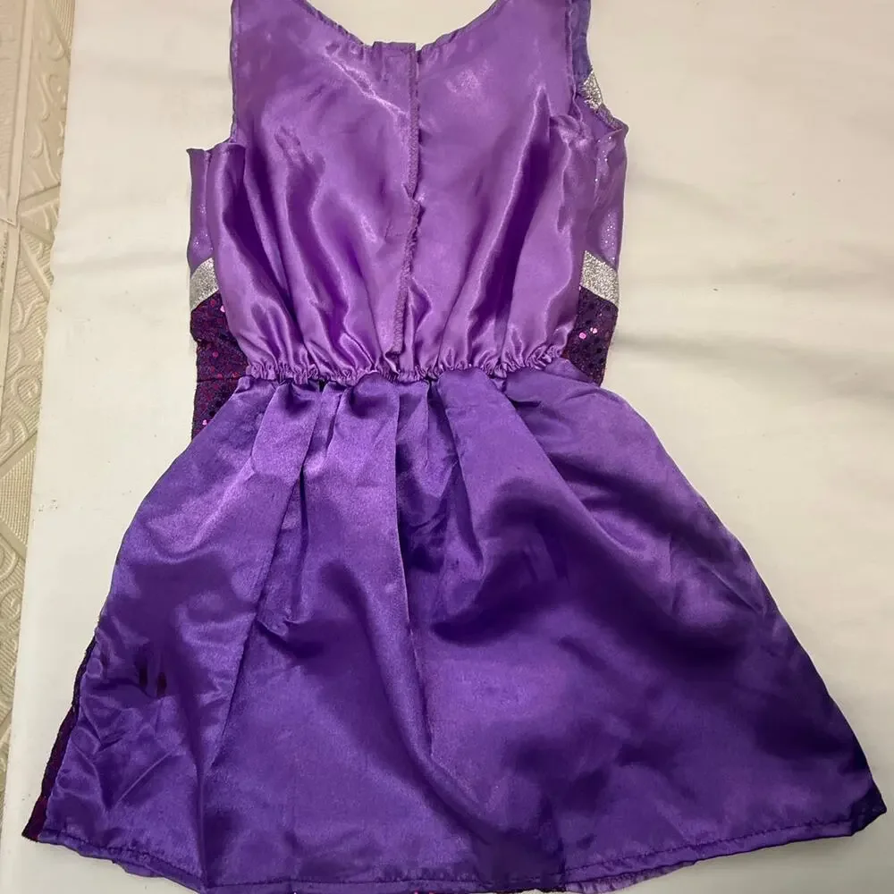 SKU3044 Just Play Purple Cheerleader Costume Size 4-6x